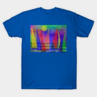 SUNSHINE And Sailing Digital Art T-Shirt